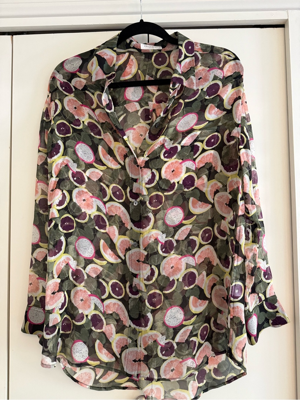 Equipment Sheer Blouse